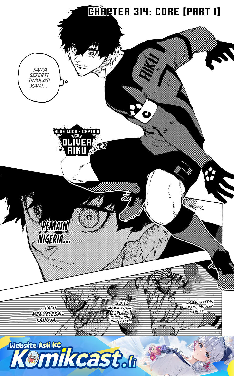 Komik Blue Lock Chapter 314 gambar nomor 1