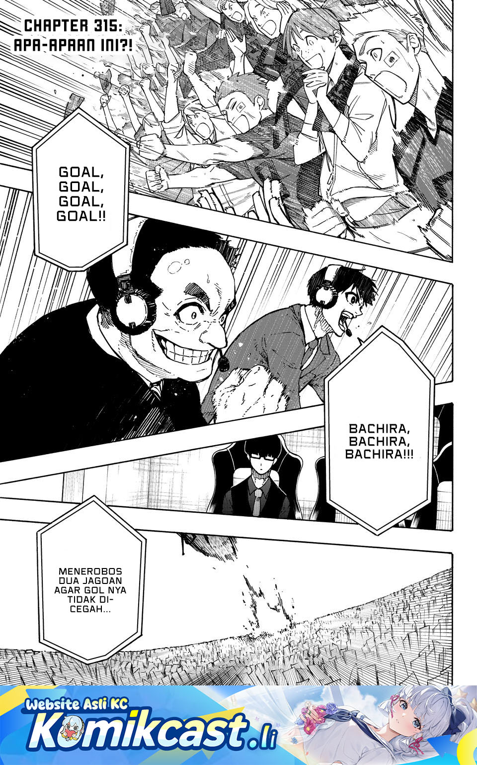 Komik Blue Lock Chapter 315 gambar nomor 1