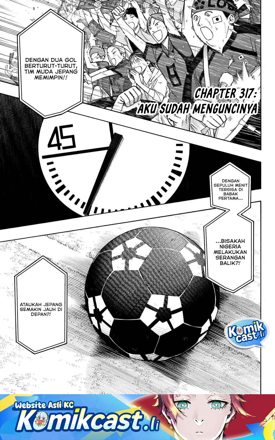 Komik Blue Lock Chapter 317 gambar nomor 1