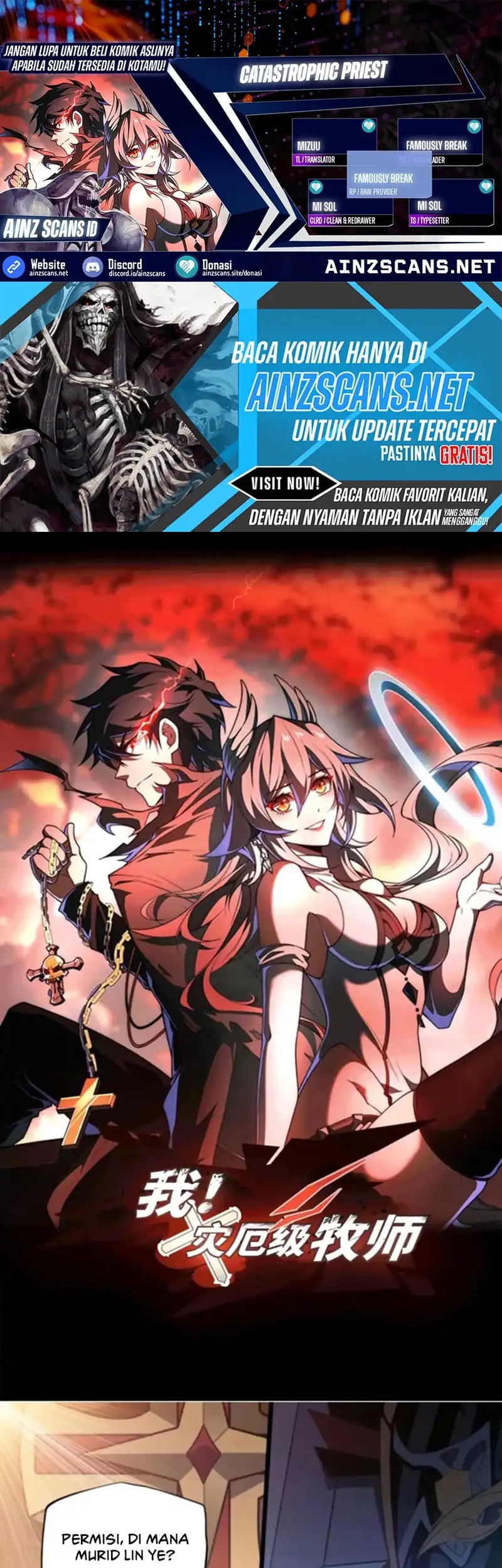 Komik Catastrophic Priest Chapter 56 gambar nomor 1