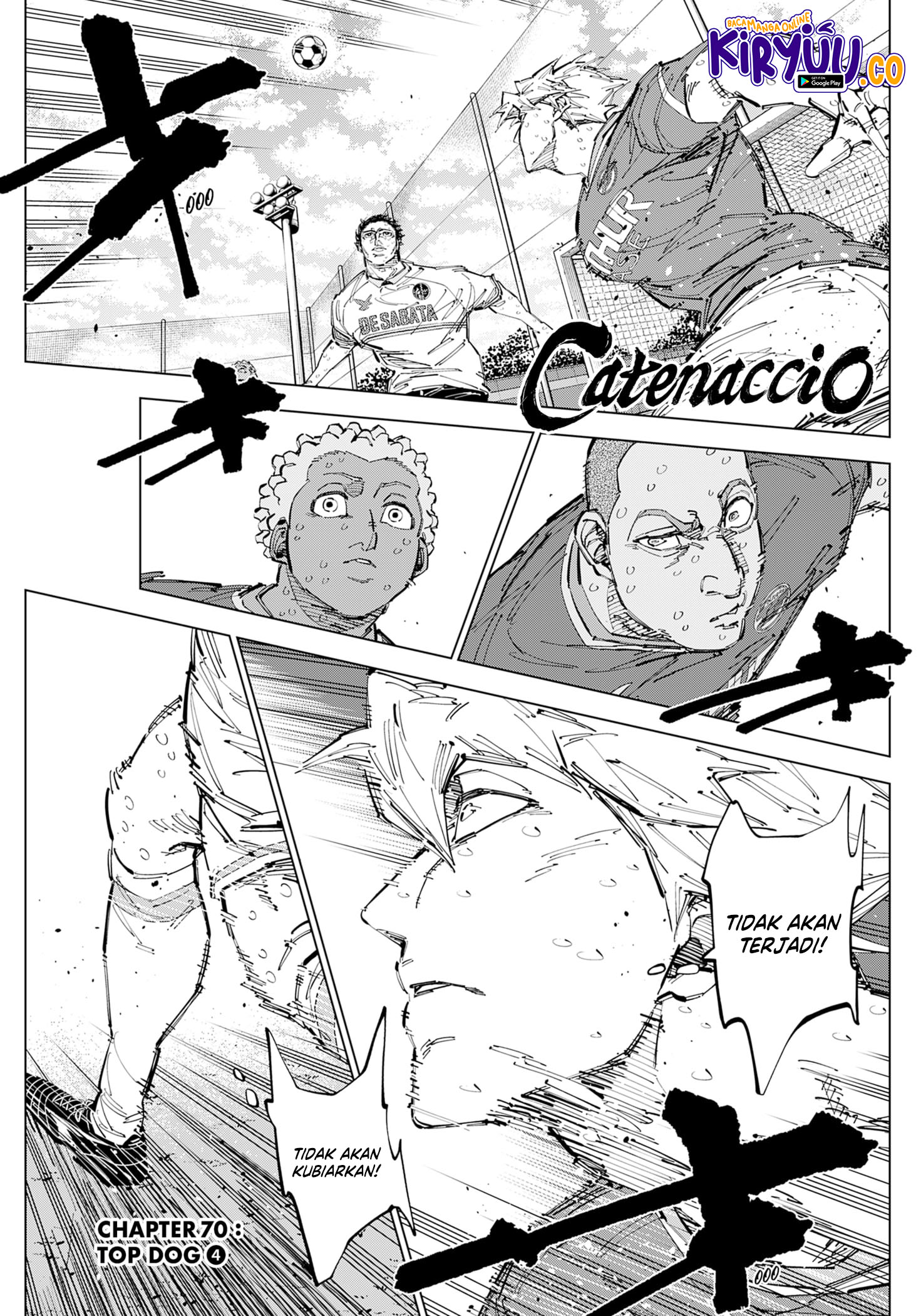 Komik Catenaccio Chapter 70 gambar nomor 1