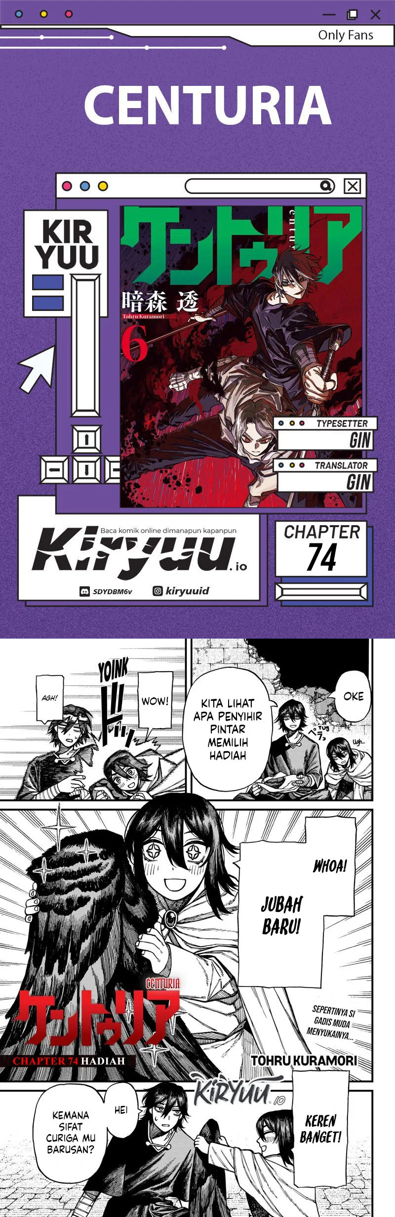 Komik Centuria Chapter 74 gambar nomor 1
