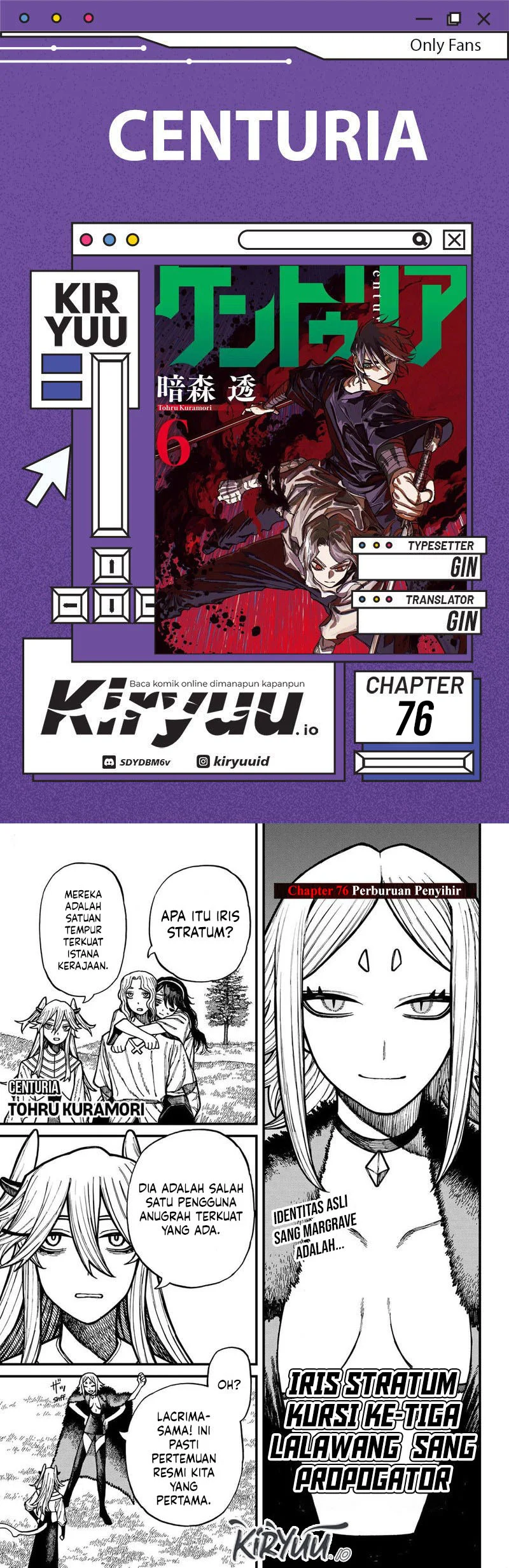 Komik Centuria Chapter 76 gambar nomor 1