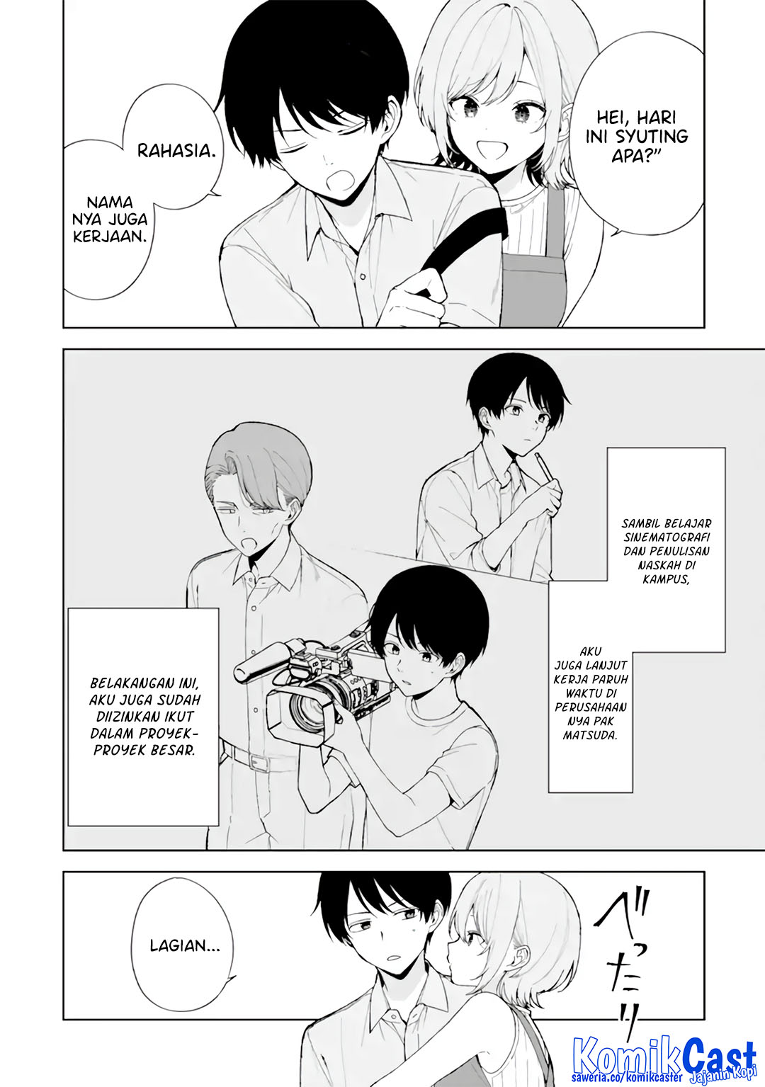 Manga Chikan Saresou ni Natteiru S-kyuu Bishoujo wo Tasuketara Tonari no Seki no Osanajimi datta Chapter 90.5 gambar nomor 2