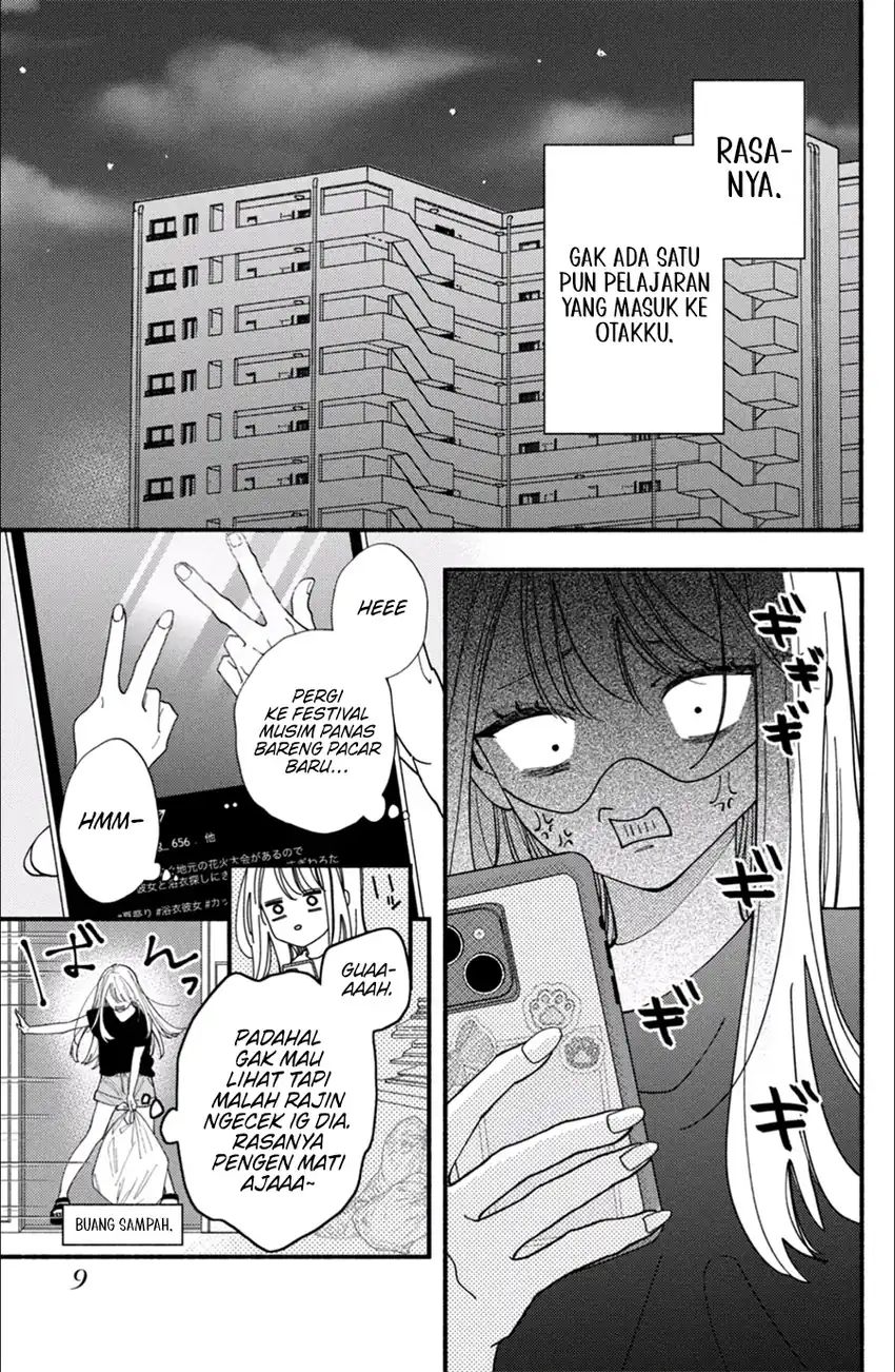 Class no Inkya ni Kareshi no Sainou ga Ari Sugiru Chapter 1.1 Gambar 8