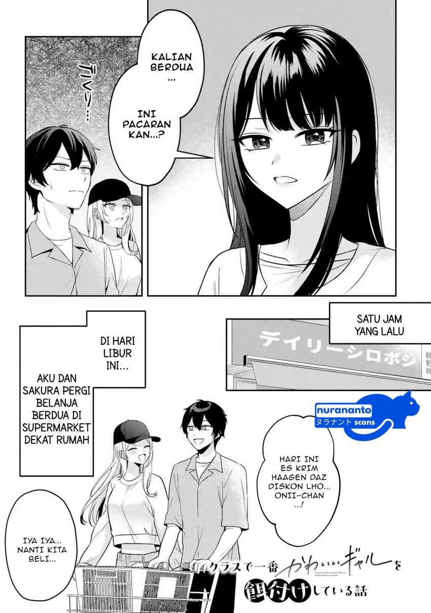 Manga Class de Ichiban Kawaii Gal wo Ezuke Shiteiru Hanashi Chapter 4.1 gambar nomor 2