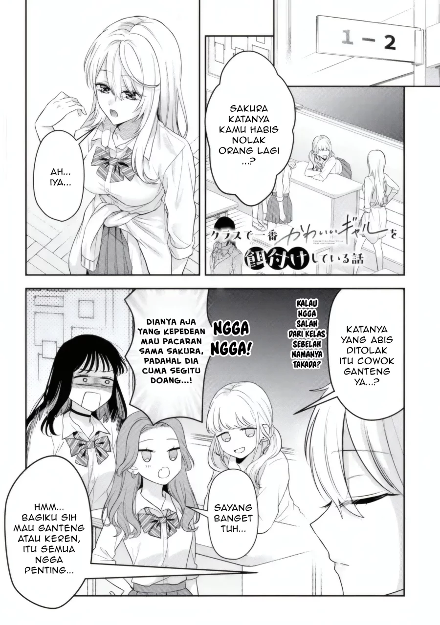 Manga Class de Ichiban Kawaii Gal wo Ezuke Shiteiru Hanashi Chapter 7.1 gambar nomor 2