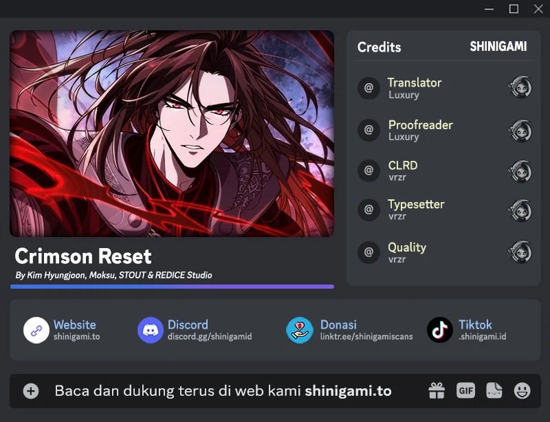Komik Crimson Reset Chapter 22 gambar nomor 1