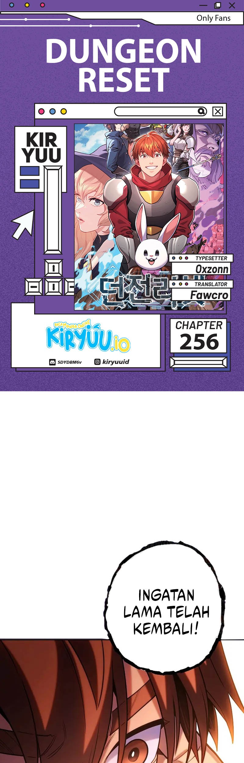 Komik Dungeon Reset Chapter 256 gambar nomor 1