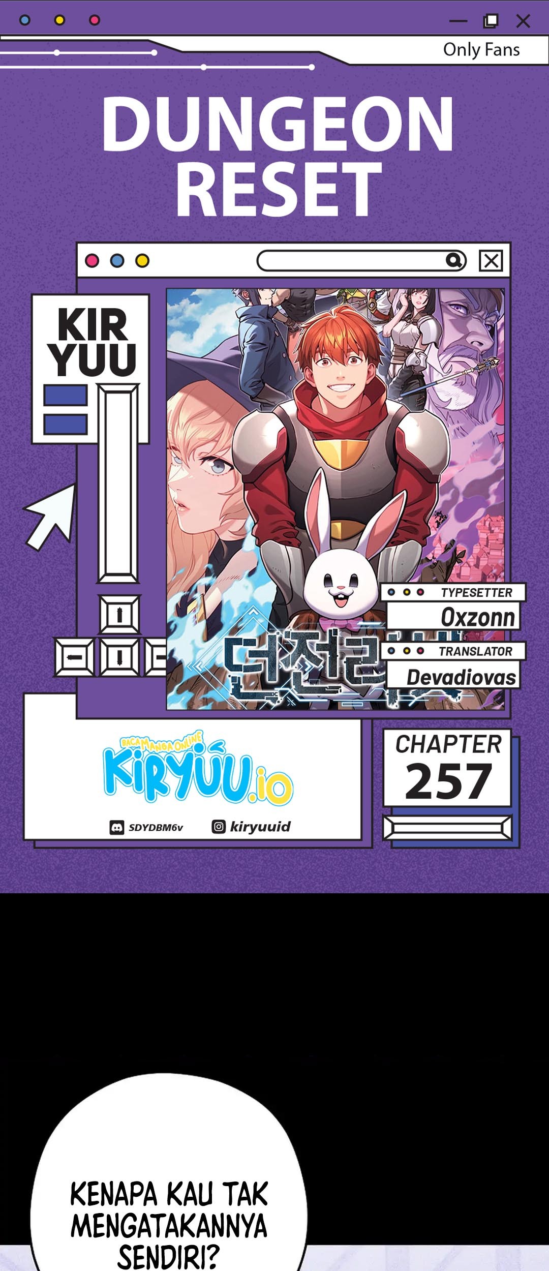 Komik Dungeon Reset Chapter 257 gambar nomor 1