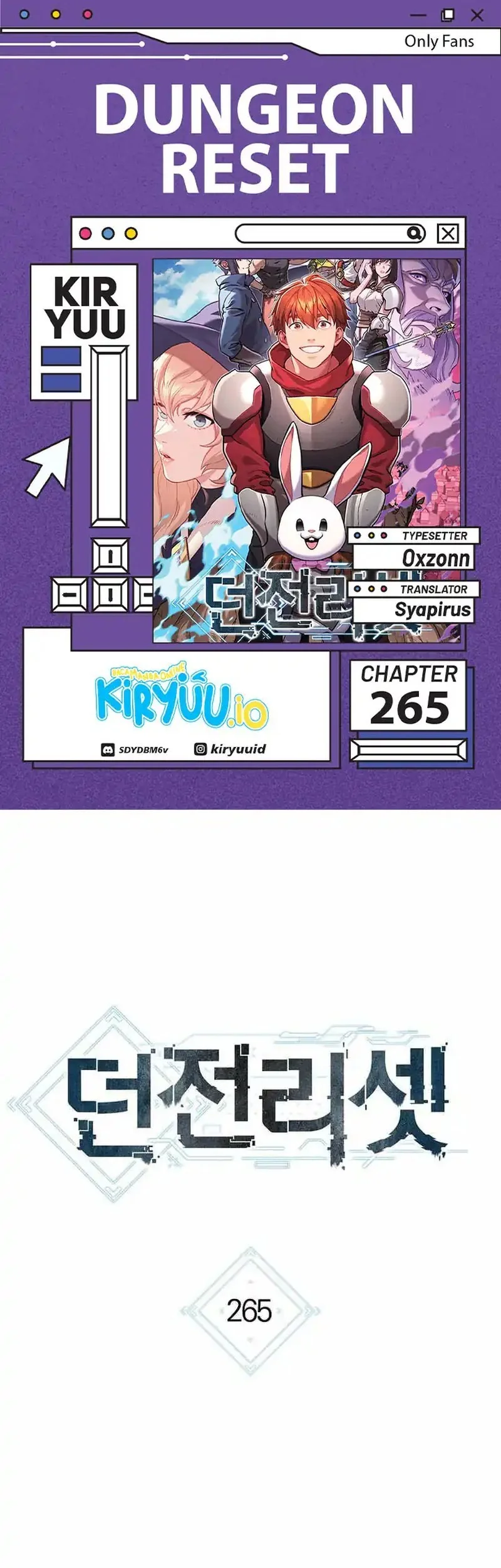 Komik Dungeon Reset Chapter 265 gambar nomor 1