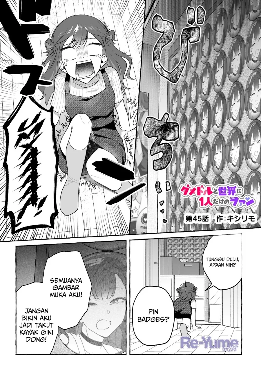 Manga Damedol to Sekai ni Hitori Dake no Fan (Serialization) Chapter 45 gambar nomor 2