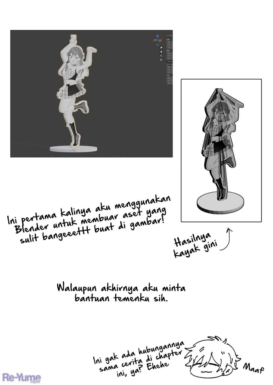 Damedol to Sekai ni Hitori Dake no Fan (Serialization) Chapter 45 Gambar 20