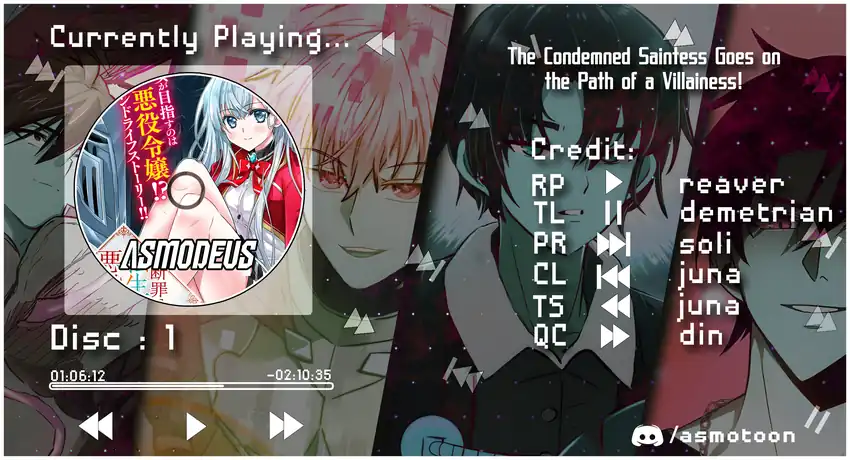 Komik Danzai Sareta Tensei Seijo wa, Akuyaku Reijou no Michi wo Iku! Chapter 1 gambar nomor 1