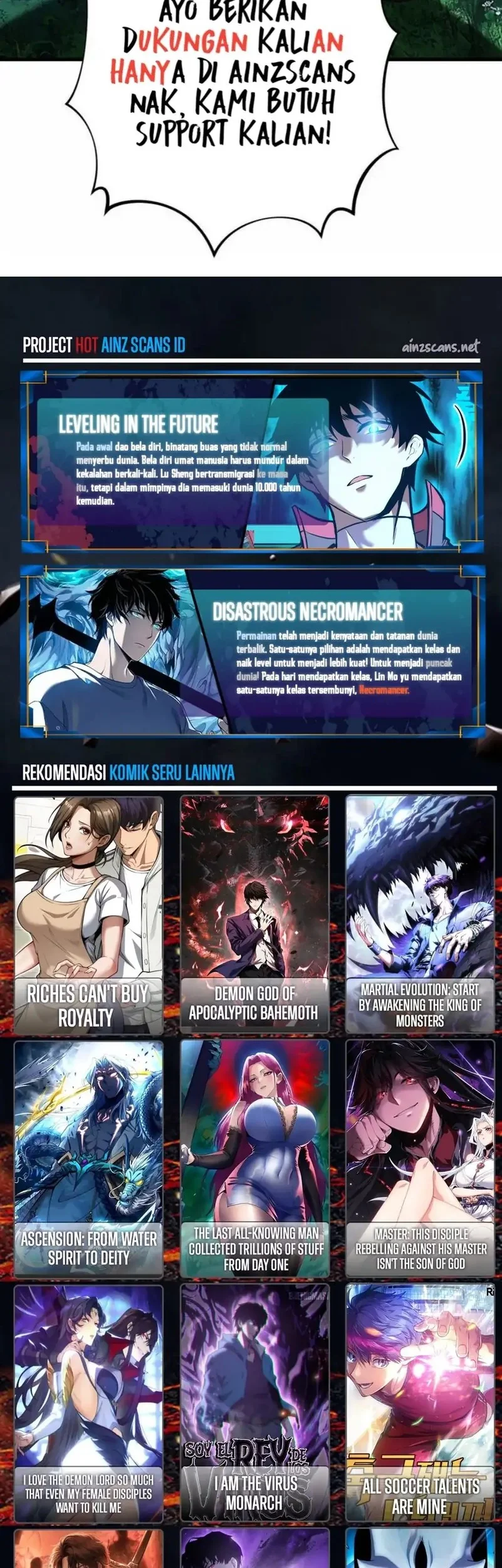 Disastrous Necromancer Chapter 230 Gambar 47