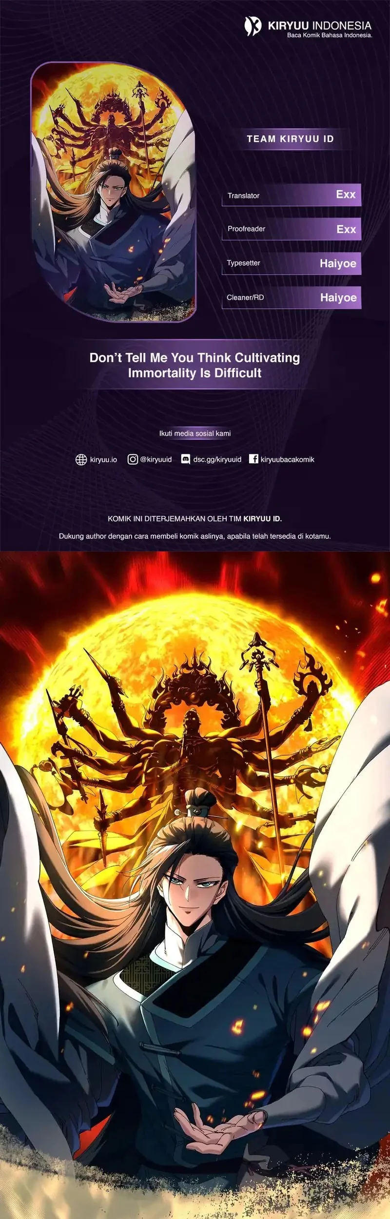 Komik Don’t Tell Me You Think Cultivating Immortality Is Difficult? Chapter 25 gambar nomor 1