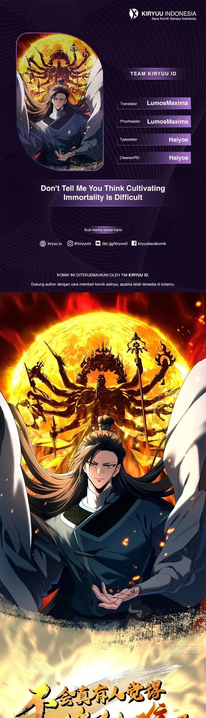 Komik Don’t Tell Me You Think Cultivating Immortality Is Difficult? Chapter 28 gambar nomor 1