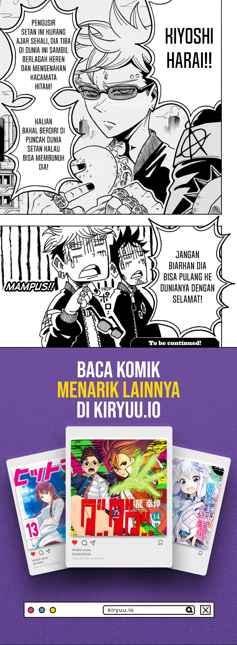 Exorcist no Kiyoshi-kun Chapter 68 Gambar 19