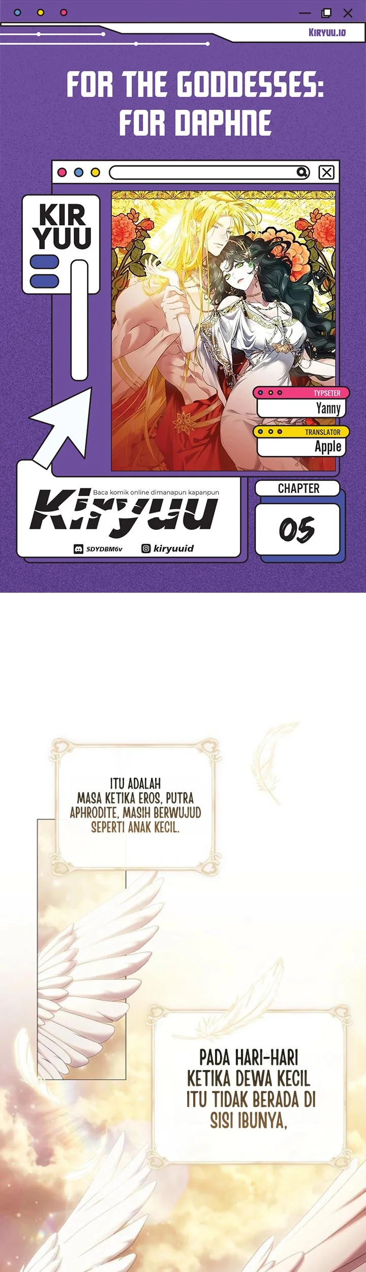 Komik For the Goddesses: For Daphne Chapter 5 gambar nomor 1