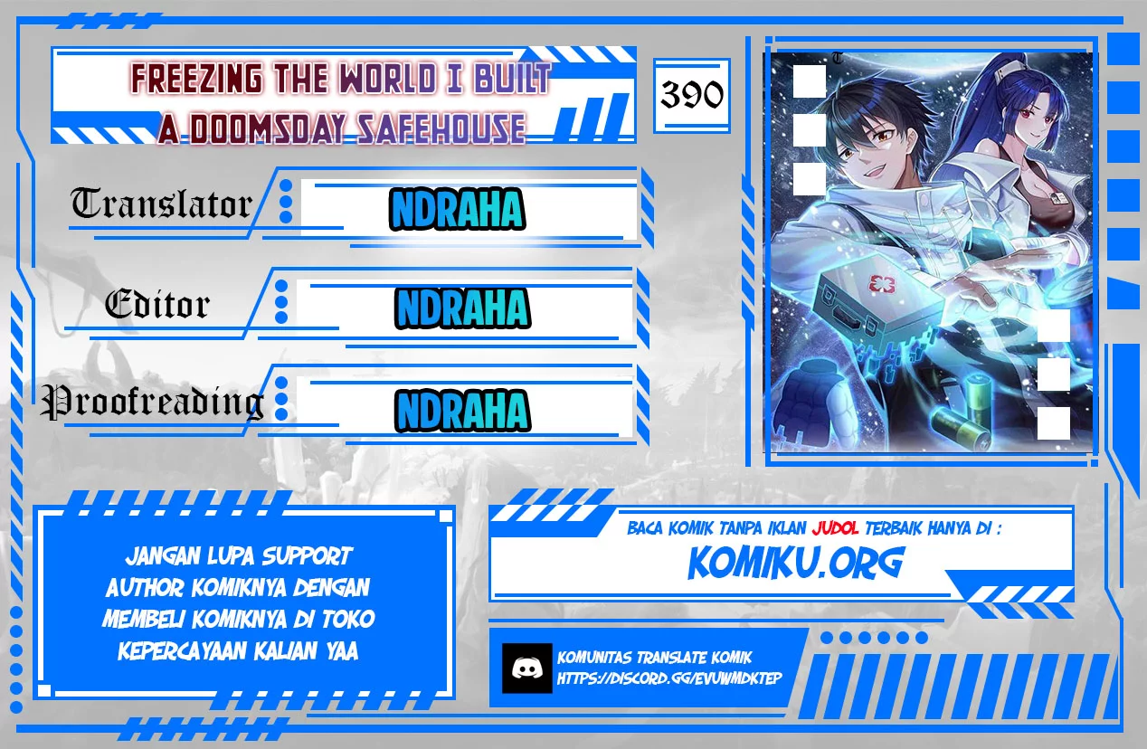 Komik Freezing The World: I Built A Doomsday Safehouse Chapter 390 gambar nomor 1