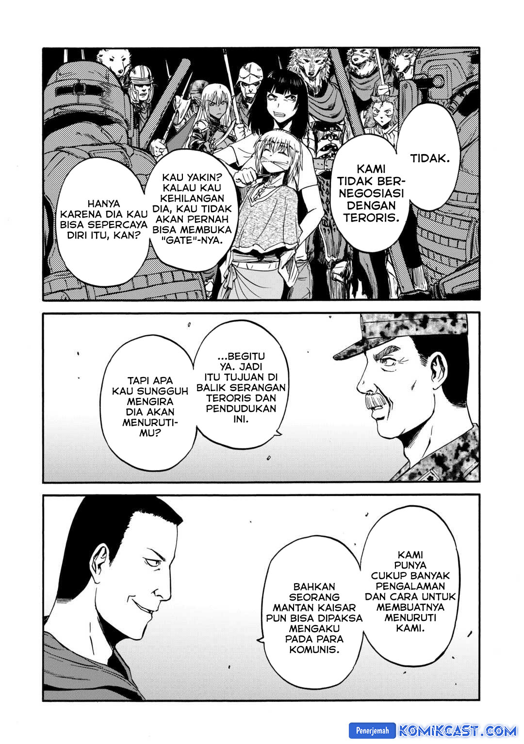 Gate – Jietai Kare no Chi nite Kaku Tatakeri Chapter 140 Gambar 12