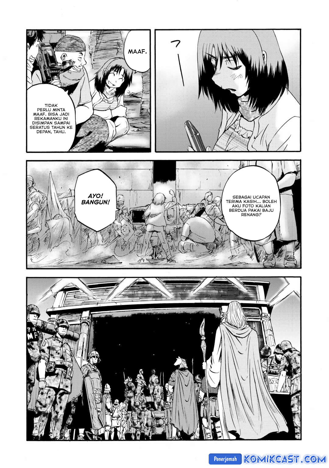 Gate – Jietai Kare no Chi nite Kaku Tatakeri Chapter 140 Gambar 26