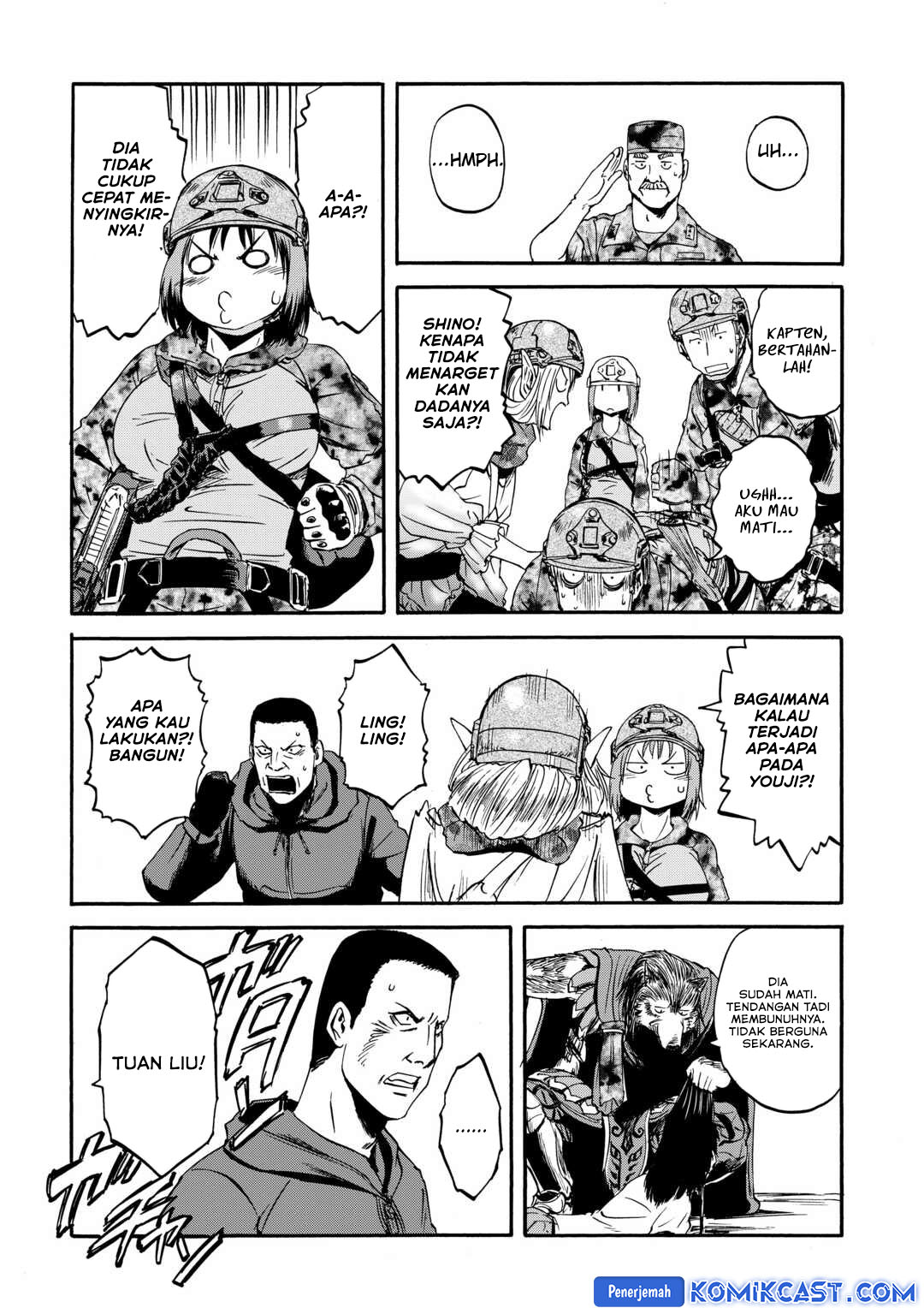 Gate – Jietai Kare no Chi nite Kaku Tatakeri Chapter 140 Gambar 22