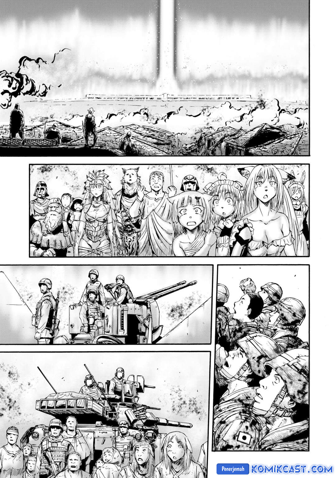 Gate – Jietai Kare no Chi nite Kaku Tatakeri Chapter 141 Gambar 34