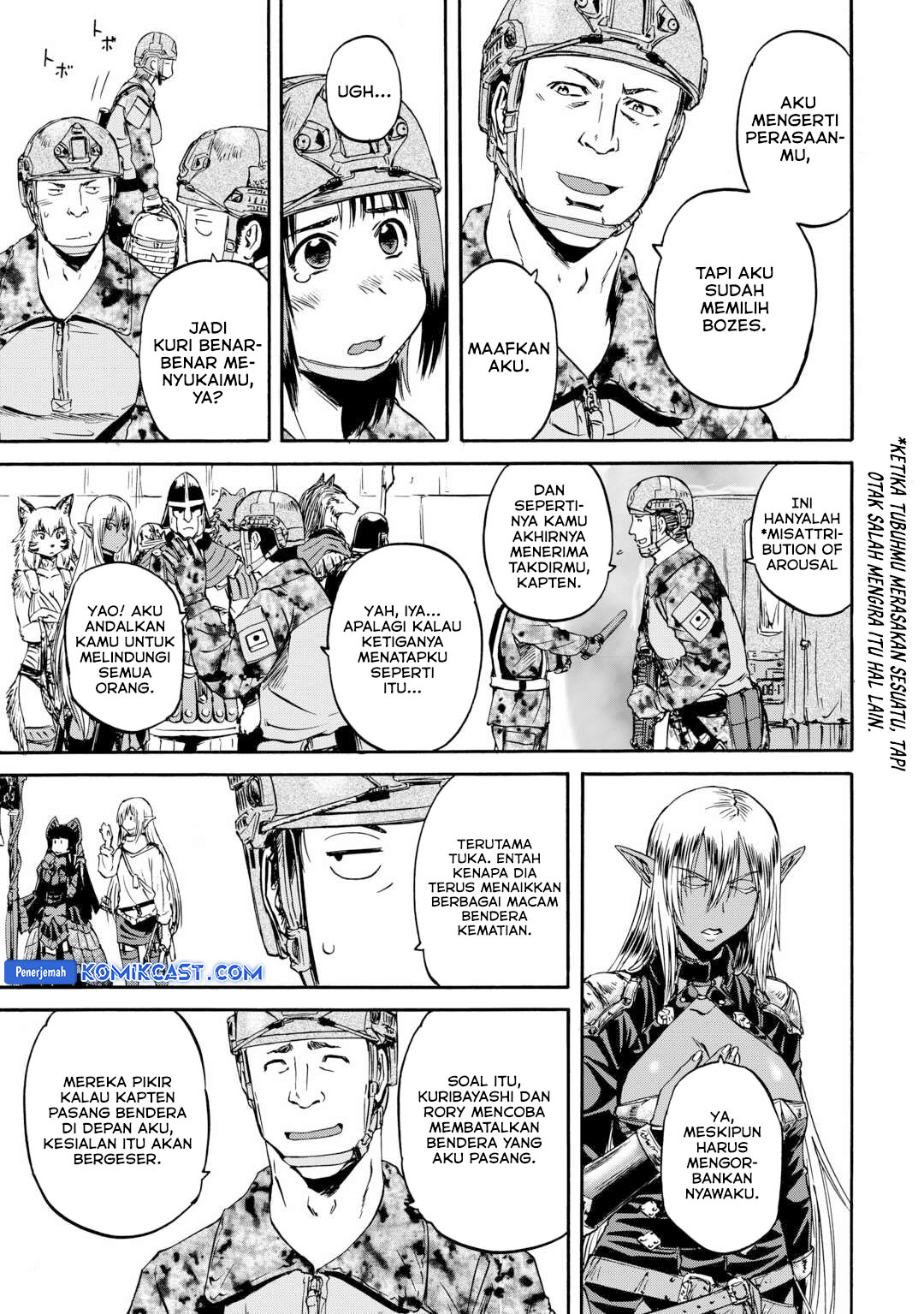 Gate – Jietai Kare no Chi nite Kaku Tatakeri Chapter 142 Gambar 16