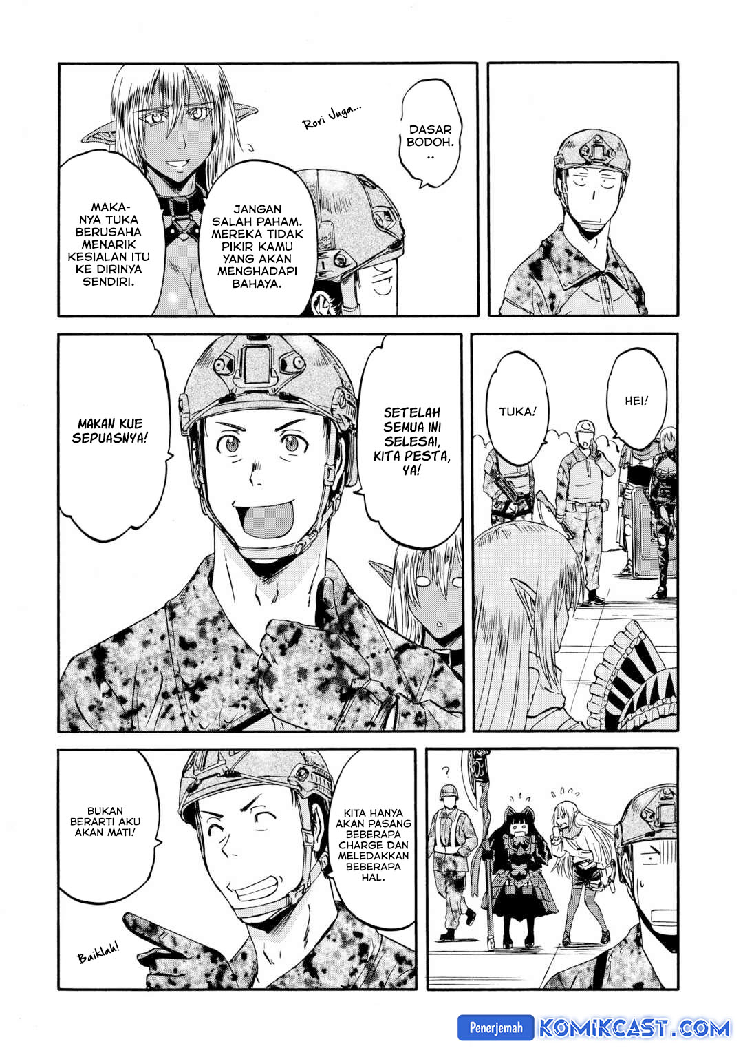 Gate – Jietai Kare no Chi nite Kaku Tatakeri Chapter 142 Gambar 17