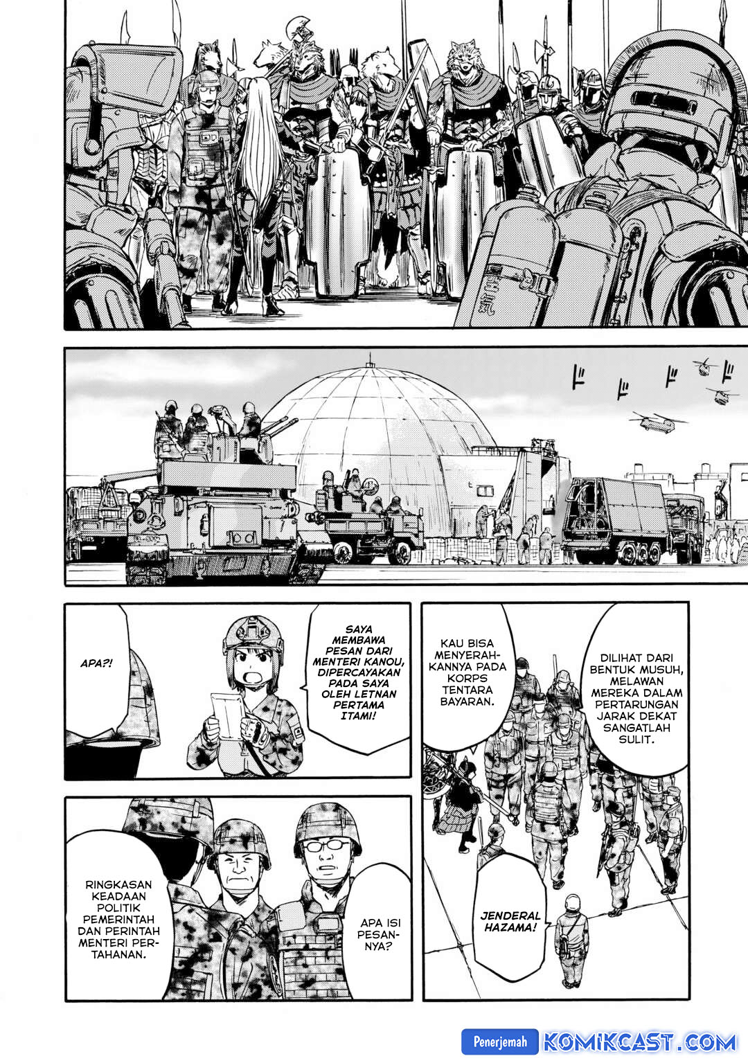 Gate – Jietai Kare no Chi nite Kaku Tatakeri Chapter 142 Gambar 19