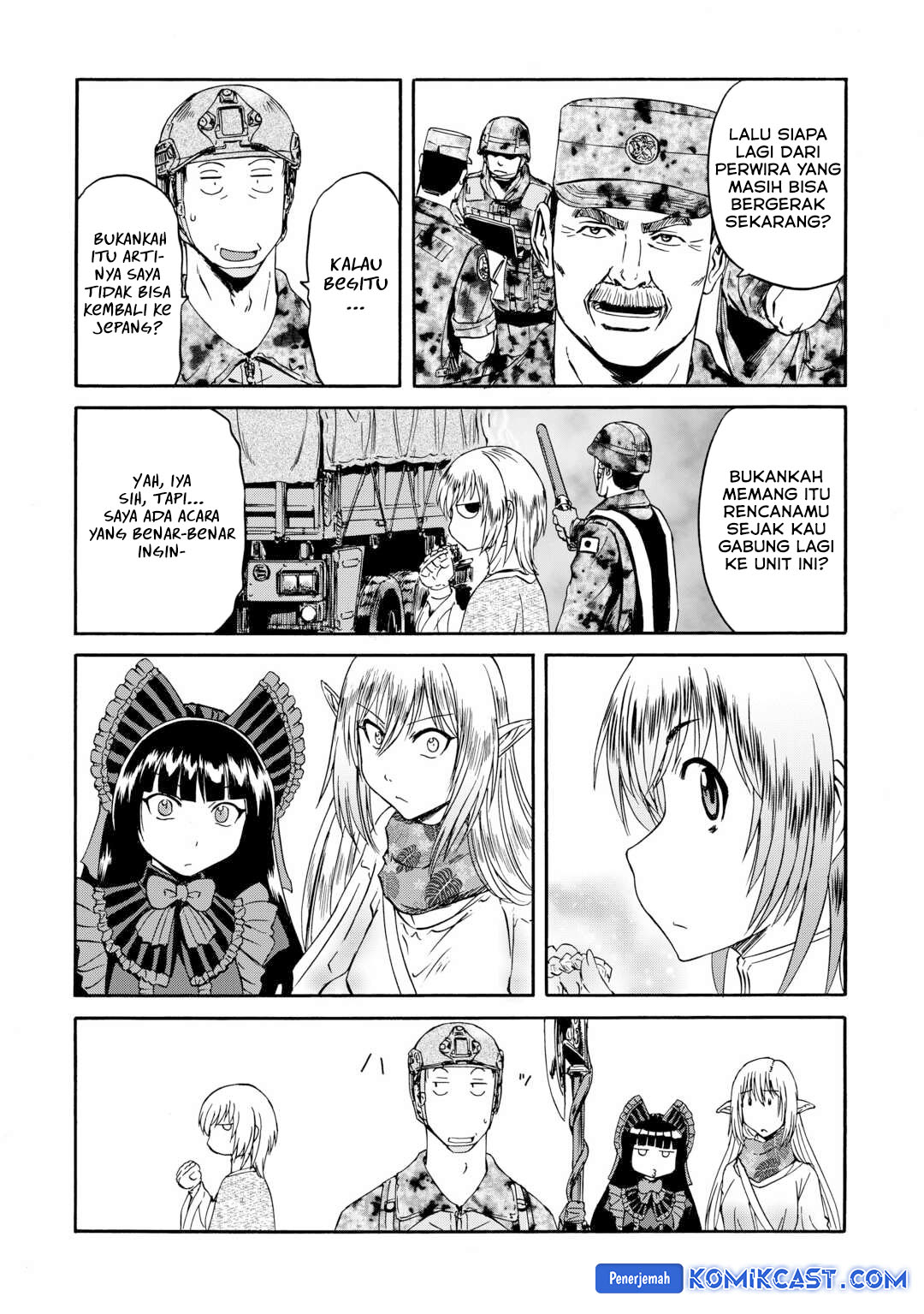 Gate – Jietai Kare no Chi nite Kaku Tatakeri Chapter 142 Gambar 13