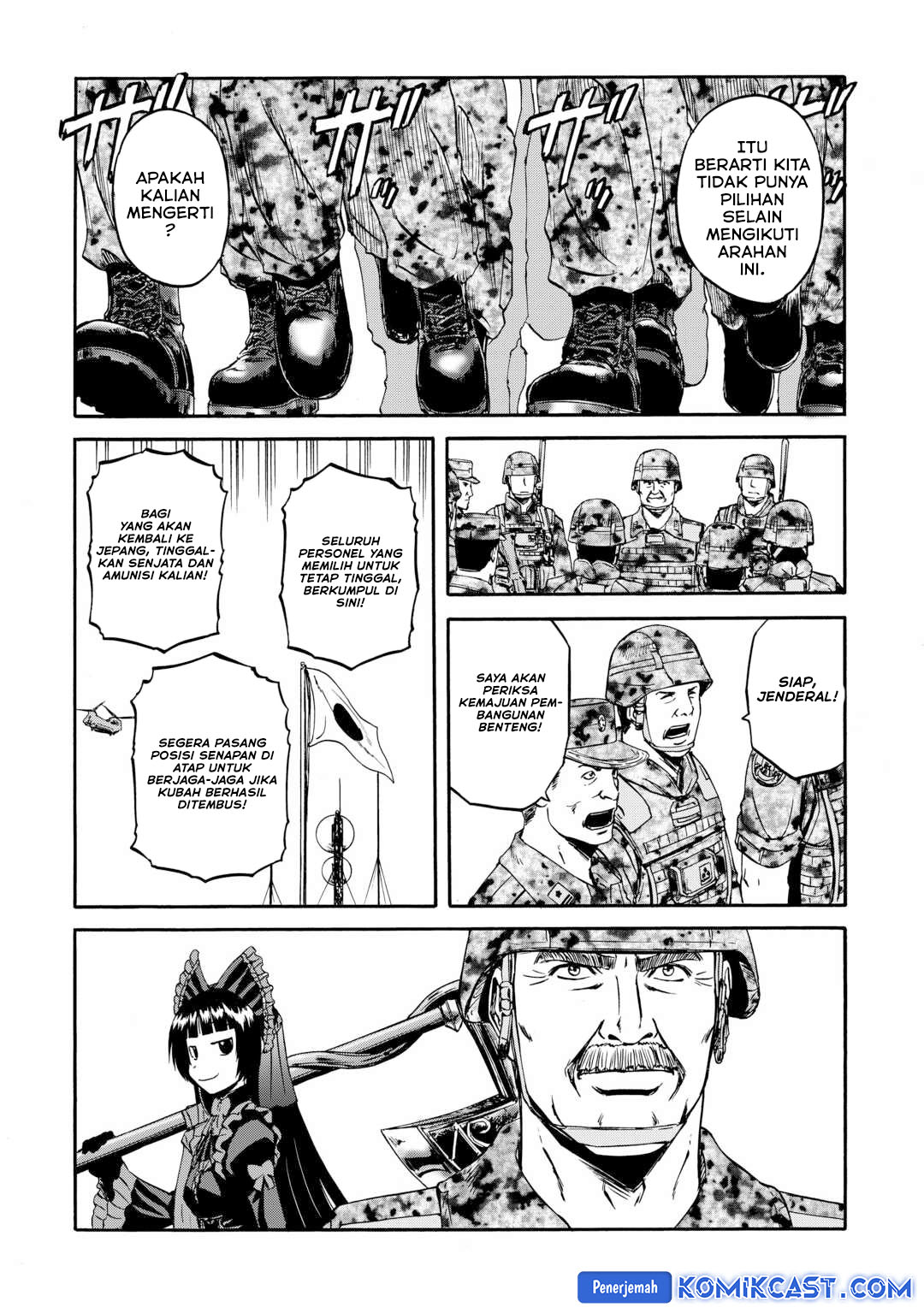 Gate – Jietai Kare no Chi nite Kaku Tatakeri Chapter 142 Gambar 21