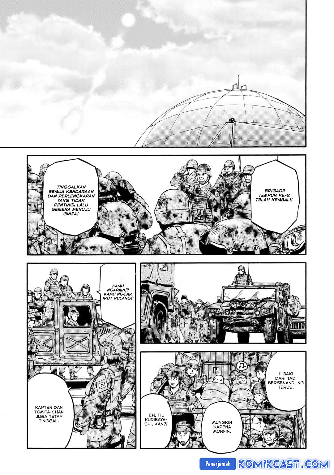 Gate – Jietai Kare no Chi nite Kaku Tatakeri Chapter 142 Gambar 22