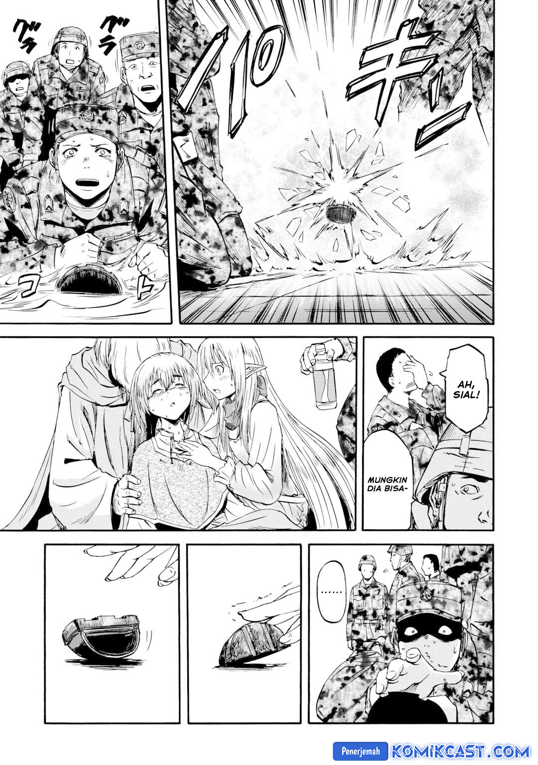 Gate – Jietai Kare no Chi nite Kaku Tatakeri Chapter 142 Gambar 34