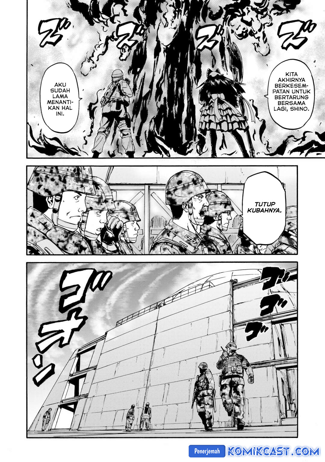 Gate – Jietai Kare no Chi nite Kaku Tatakeri Chapter 142 Gambar 37