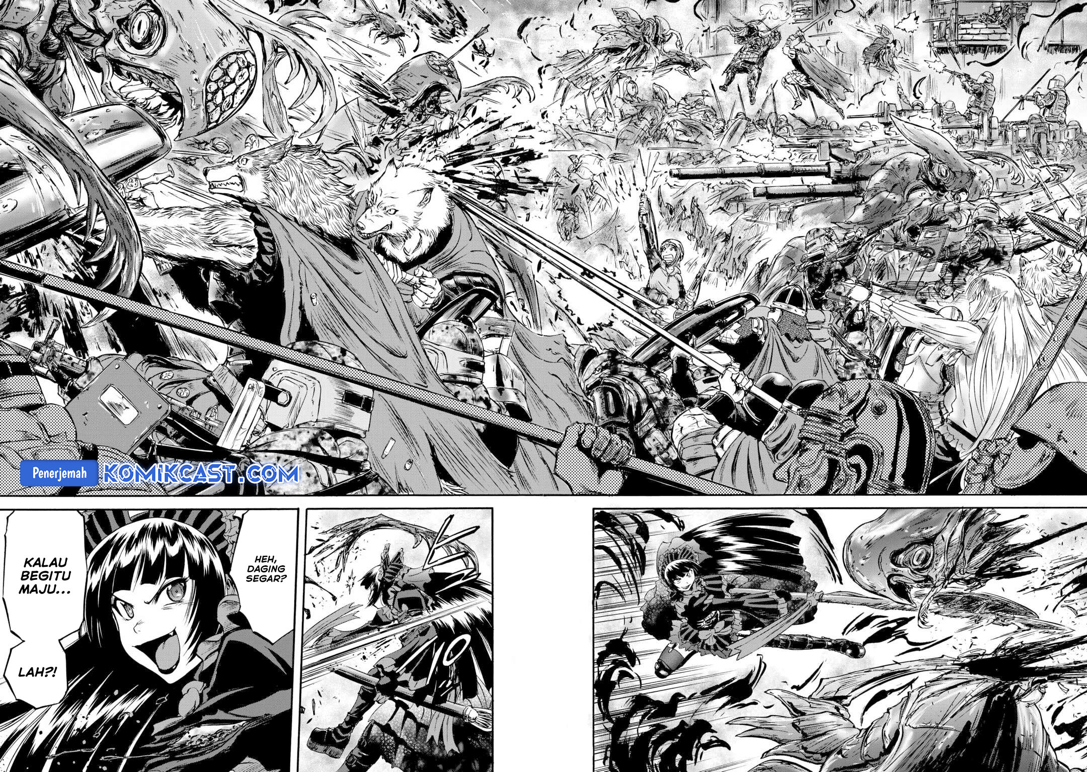 Gate – Jietai Kare no Chi nite Kaku Tatakeri Chapter 142 Gambar 45