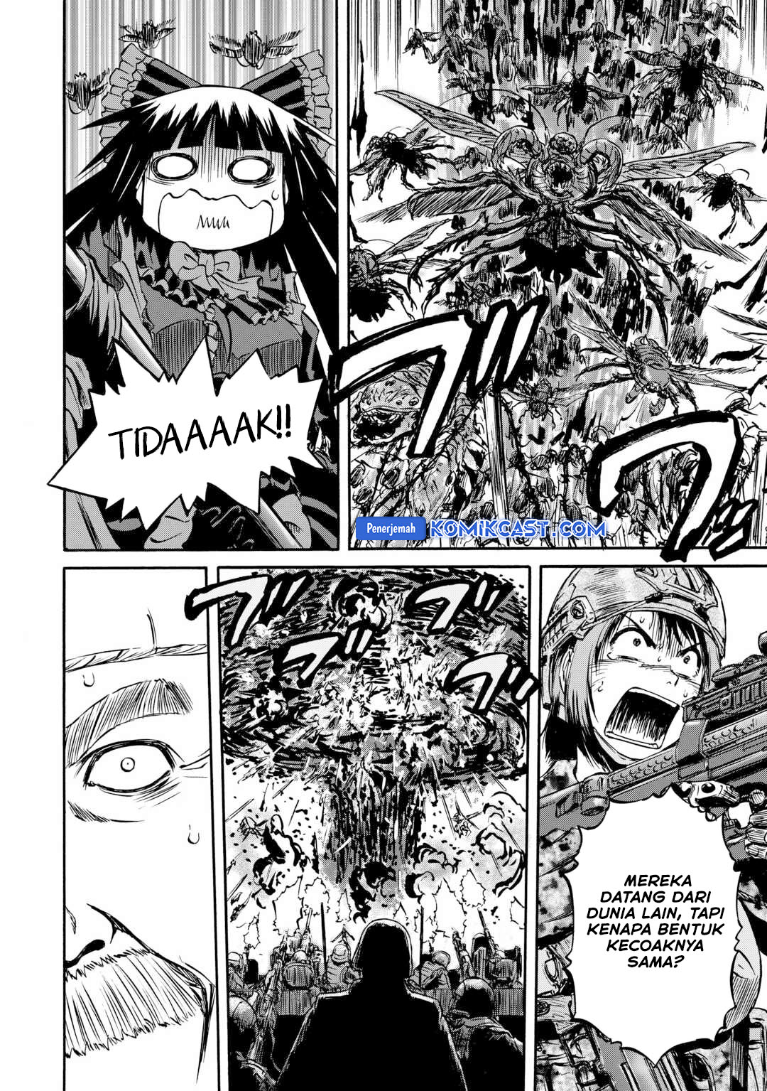 Gate – Jietai Kare no Chi nite Kaku Tatakeri Chapter 142 Gambar 46