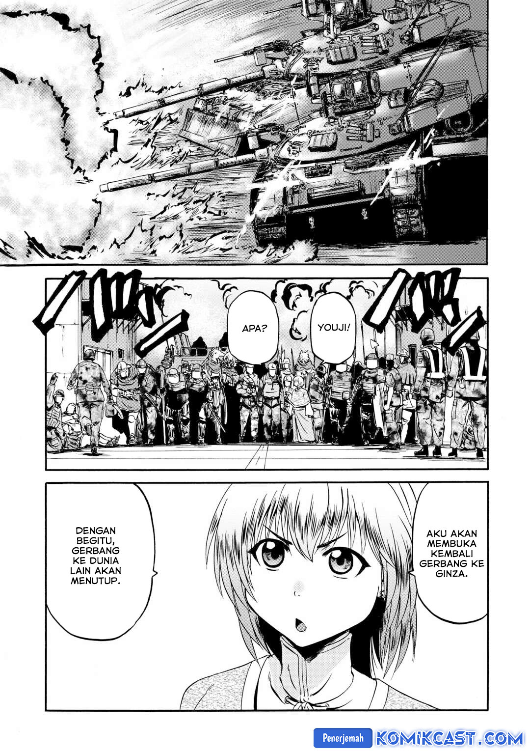 Gate – Jietai Kare no Chi nite Kaku Tatakeri Chapter 142 Gambar 8