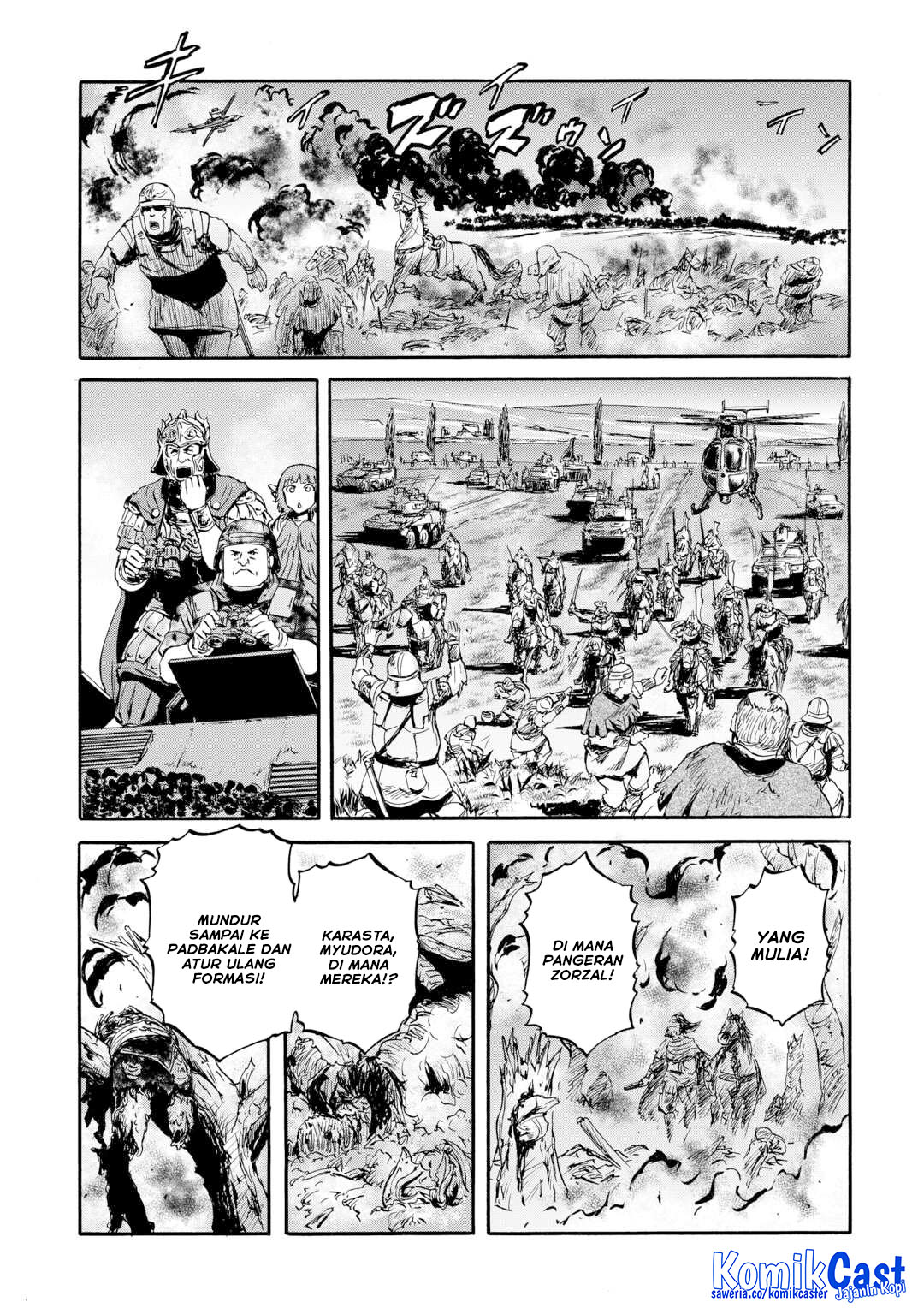 Gate – Jietai Kare no Chi nite Kaku Tatakeri Chapter 143.2 Gambar 27