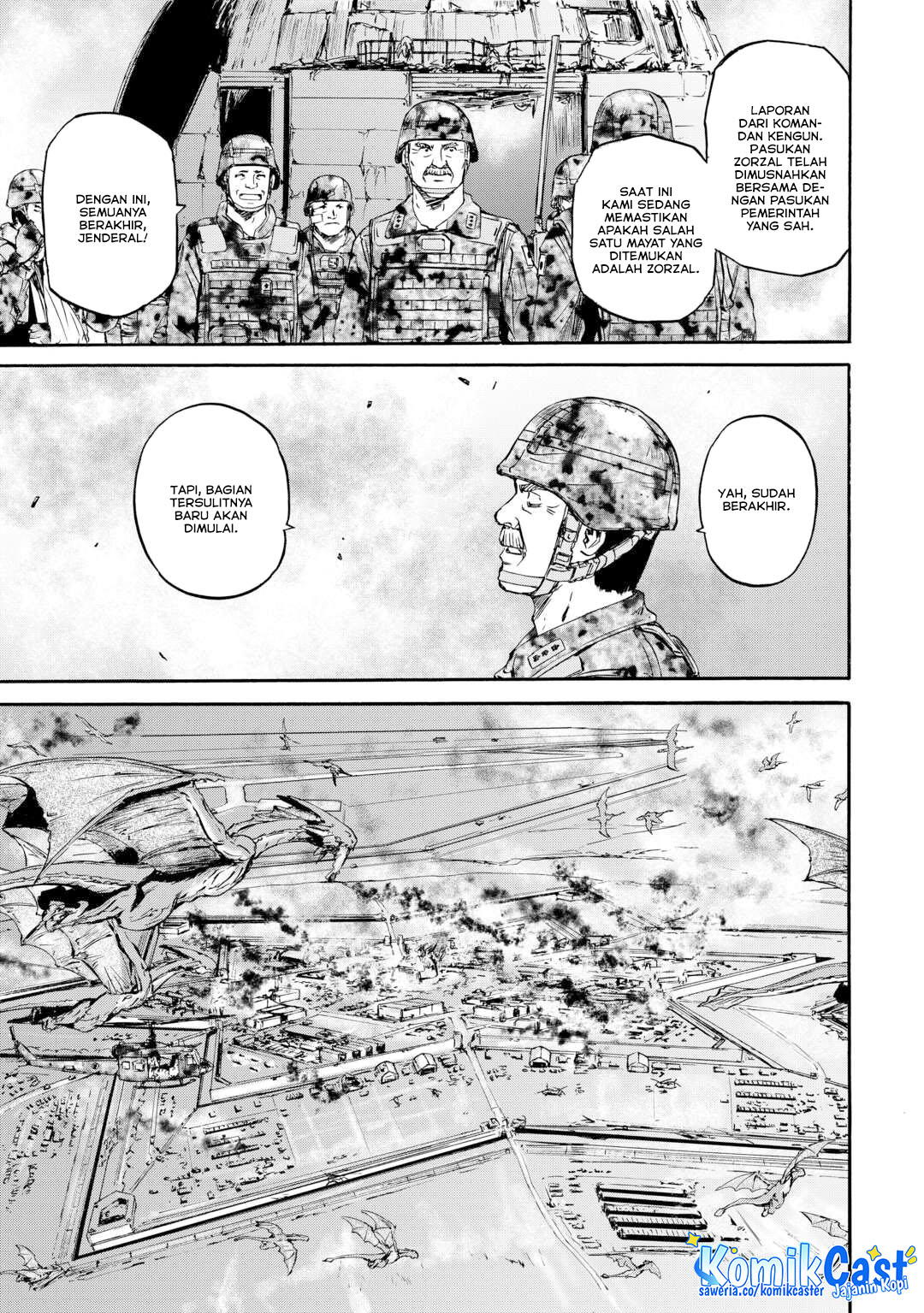 Gate – Jietai Kare no Chi nite Kaku Tatakeri Chapter 143.2 Gambar 51