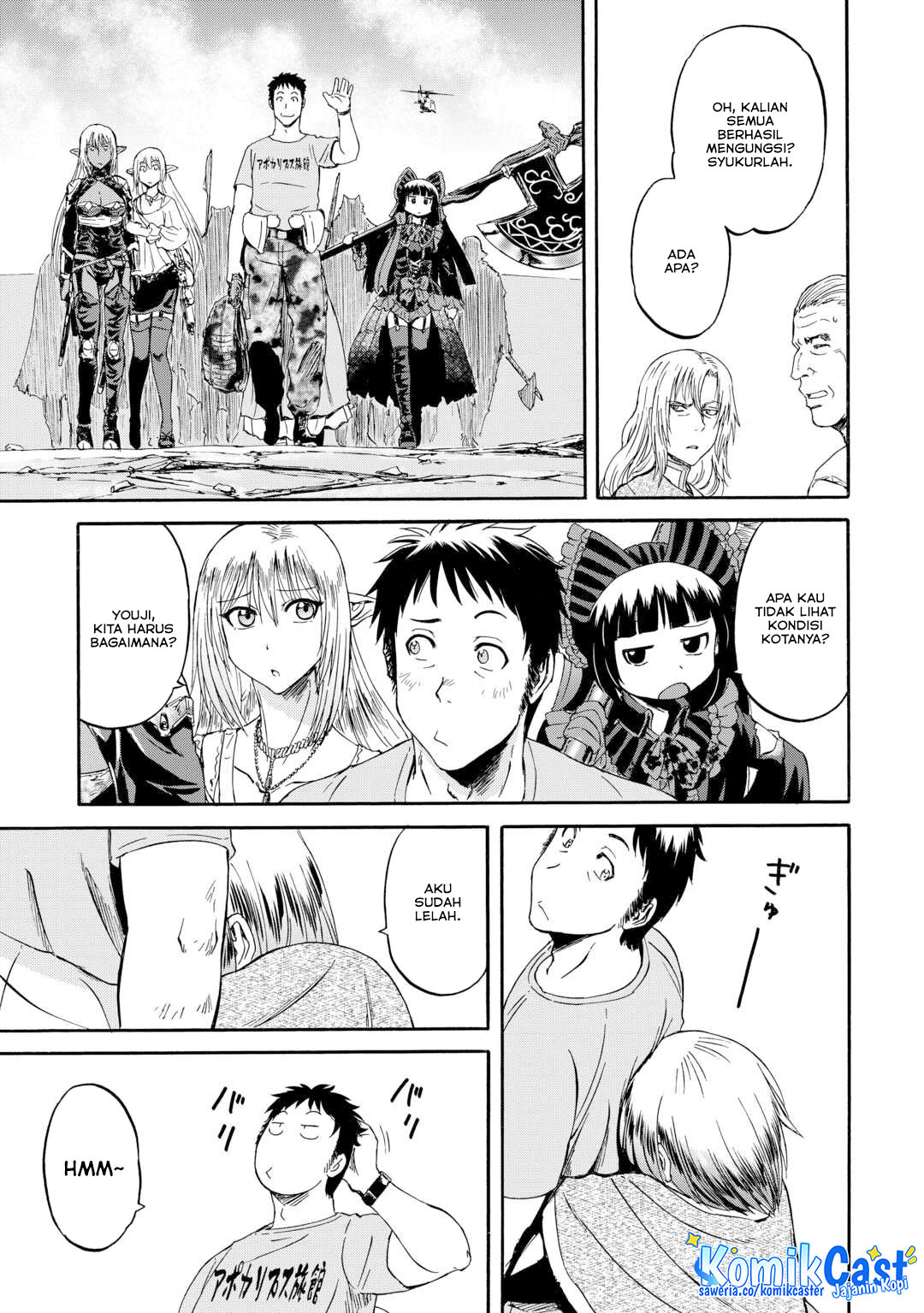 Gate – Jietai Kare no Chi nite Kaku Tatakeri Chapter 143.2 Gambar 53