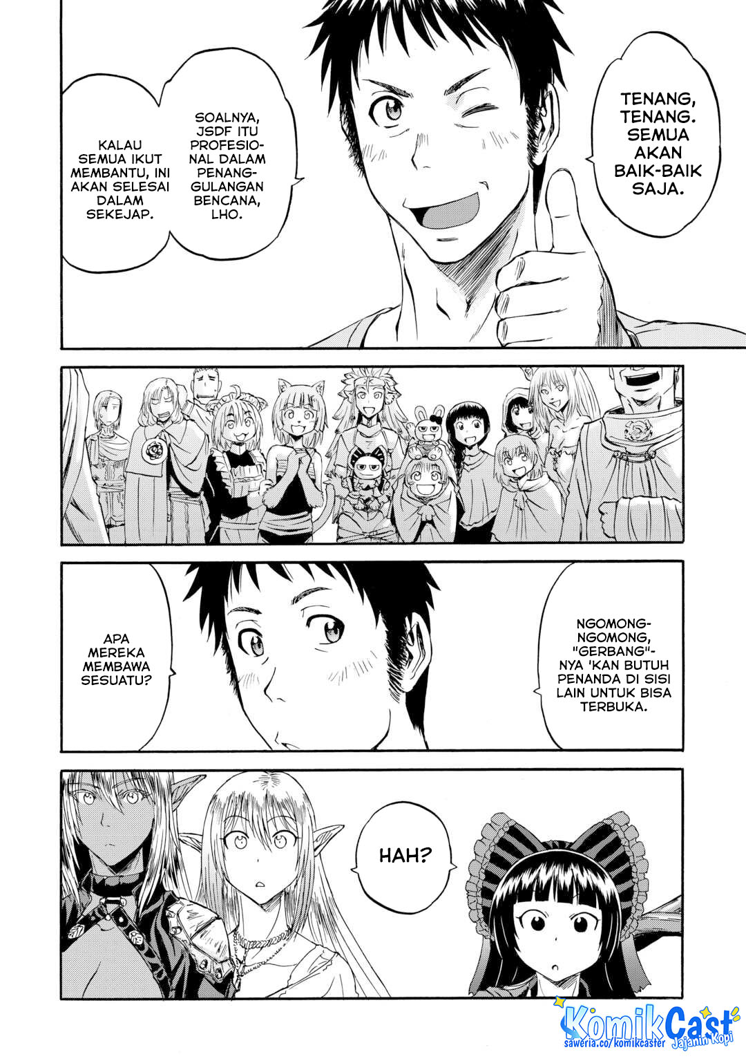 Gate – Jietai Kare no Chi nite Kaku Tatakeri Chapter 143.2 Gambar 54