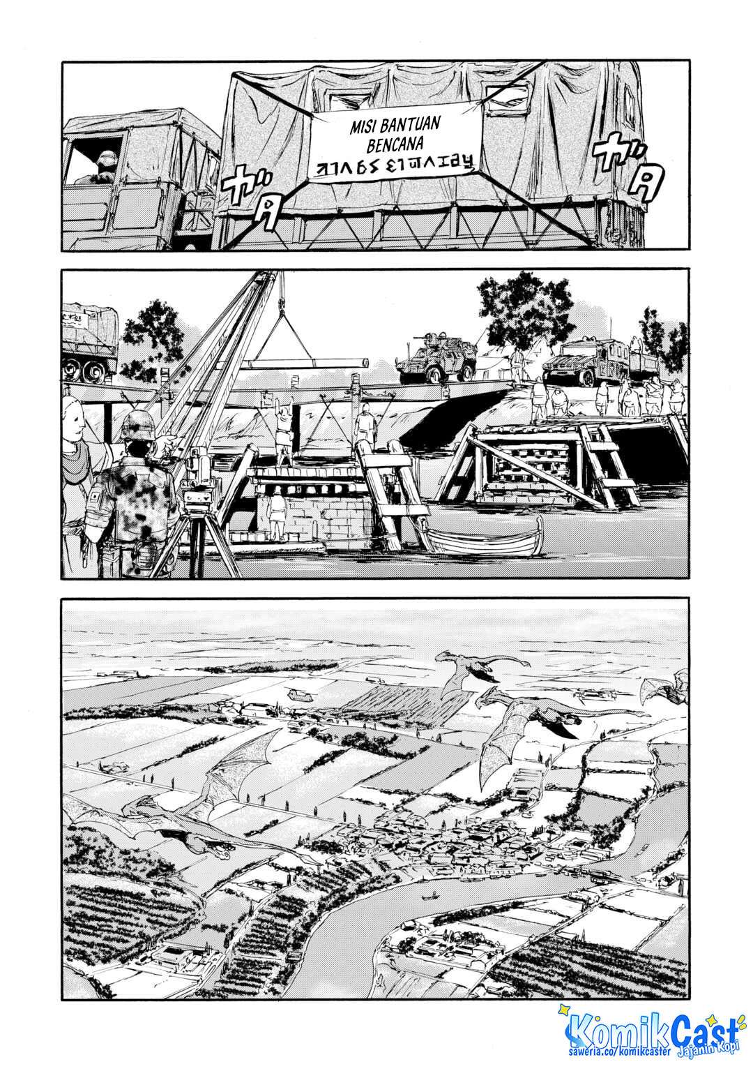 Gate – Jietai Kare no Chi nite Kaku Tatakeri Chapter 143.2 Gambar 56