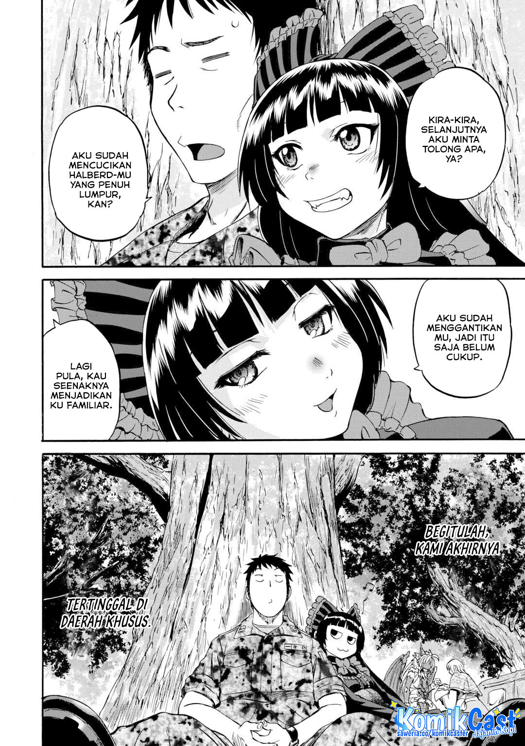 Gate – Jietai Kare no Chi nite Kaku Tatakeri Chapter 143.2 Gambar 60