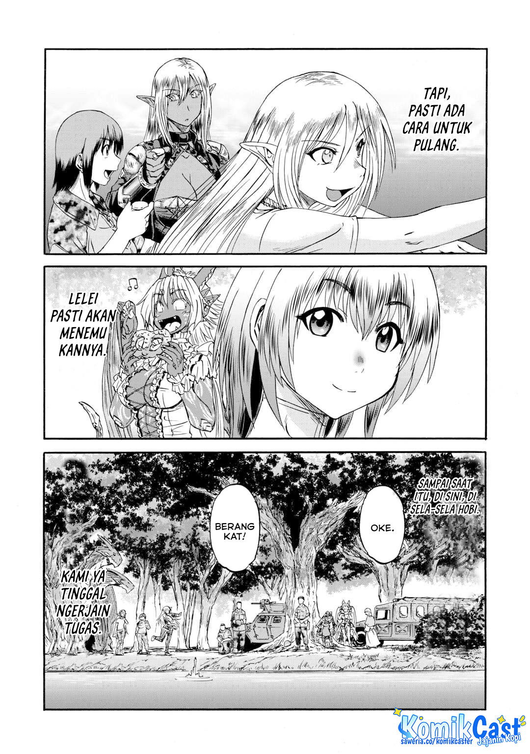 Gate – Jietai Kare no Chi nite Kaku Tatakeri Chapter 143.2 Gambar 61