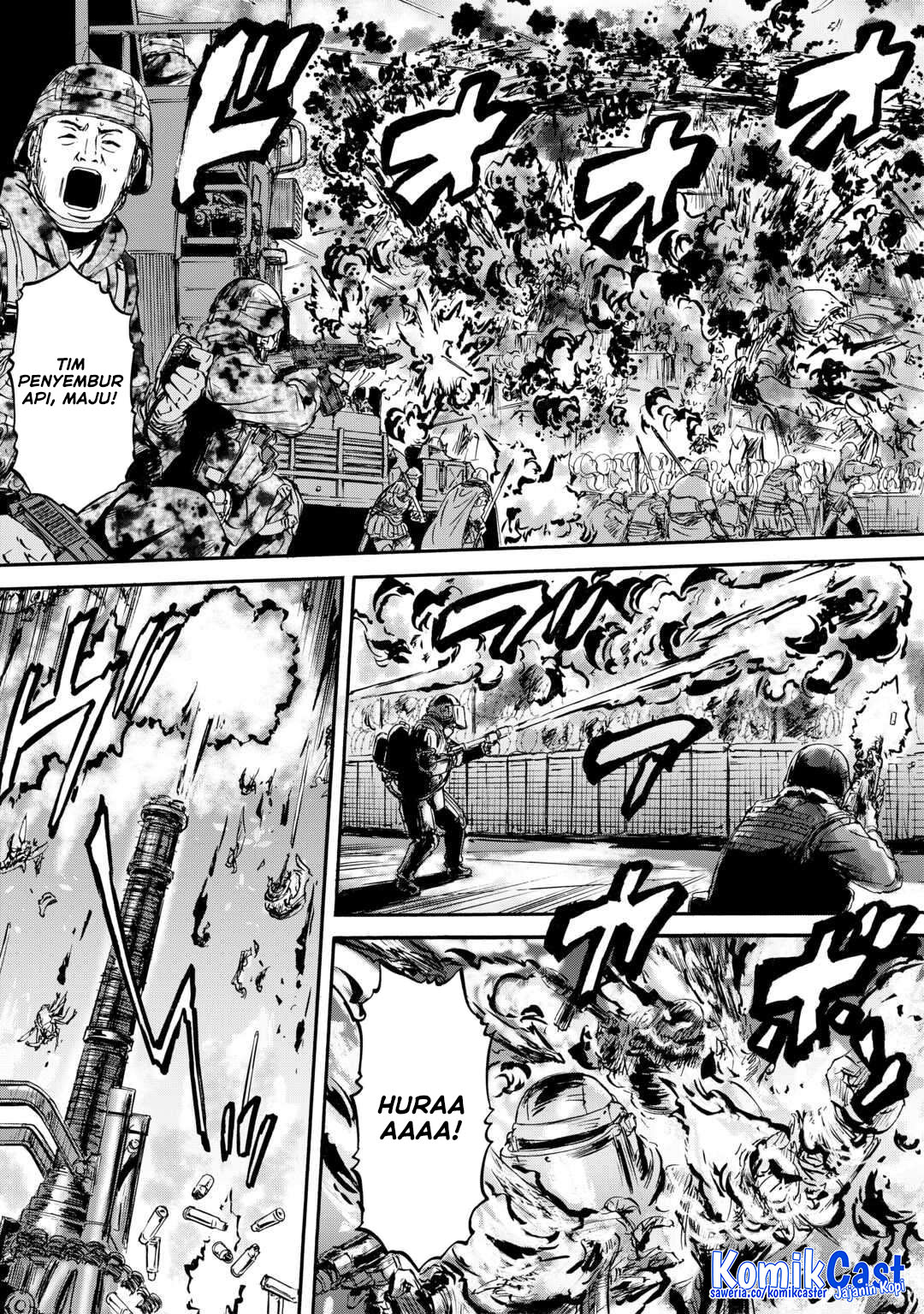 Gate – Jietai Kare no Chi nite Kaku Tatakeri Chapter 143 Gambar 16