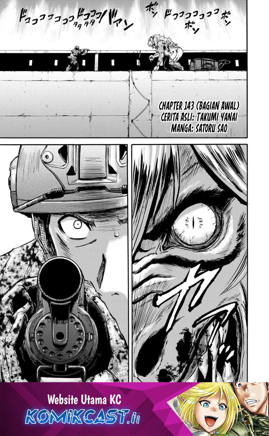 Komik Gate – Jietai Kare no Chi nite Kaku Tatakeri Chapter 143 gambar nomor 1