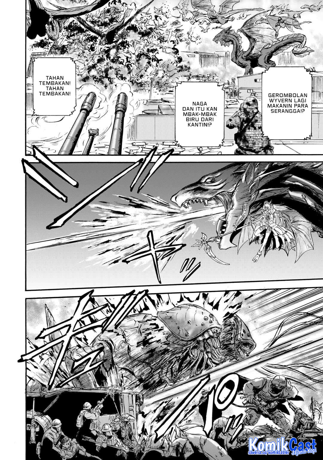 Gate – Jietai Kare no Chi nite Kaku Tatakeri Chapter 143 Gambar 26