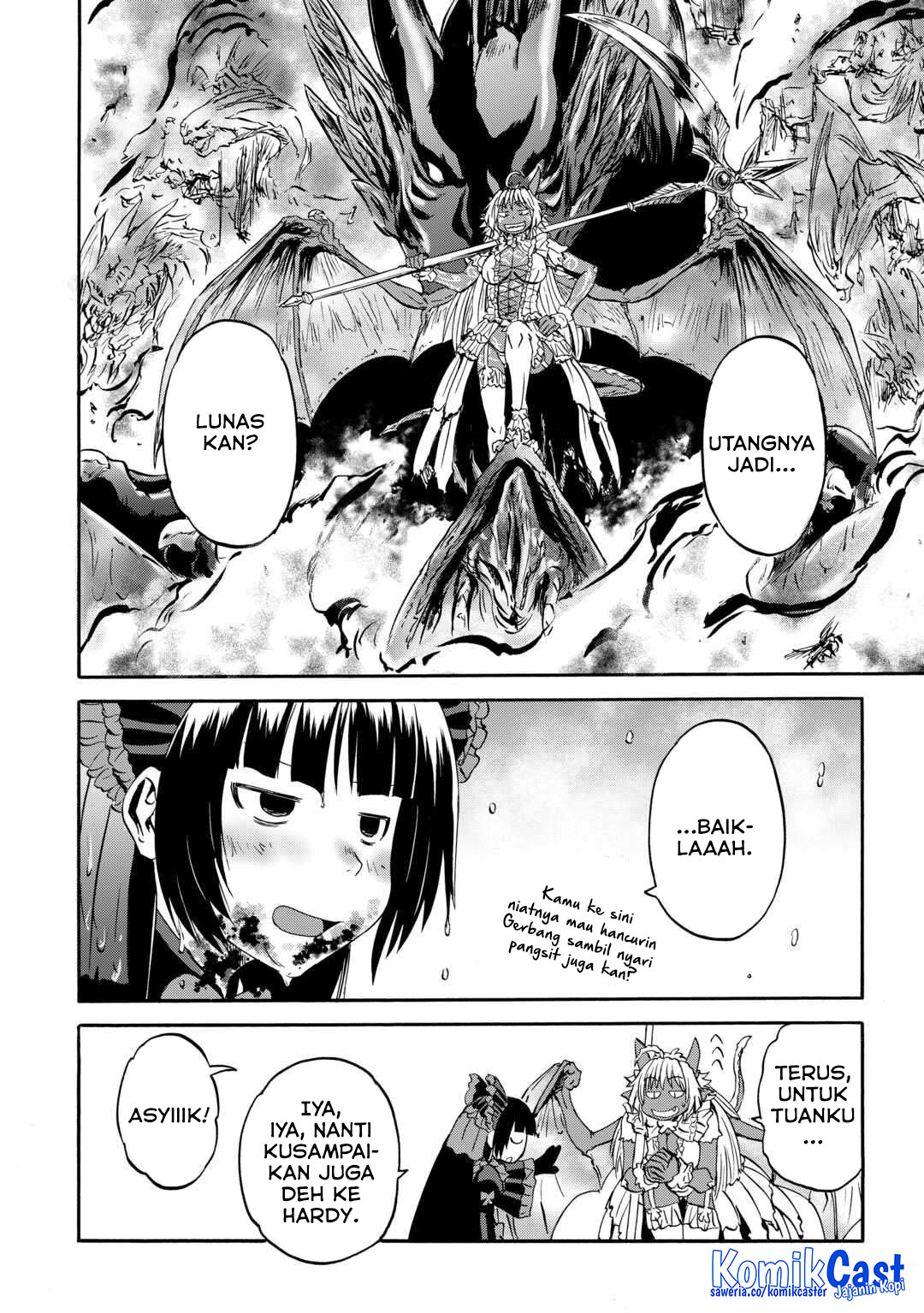 Gate – Jietai Kare no Chi nite Kaku Tatakeri Chapter 143 Gambar 28